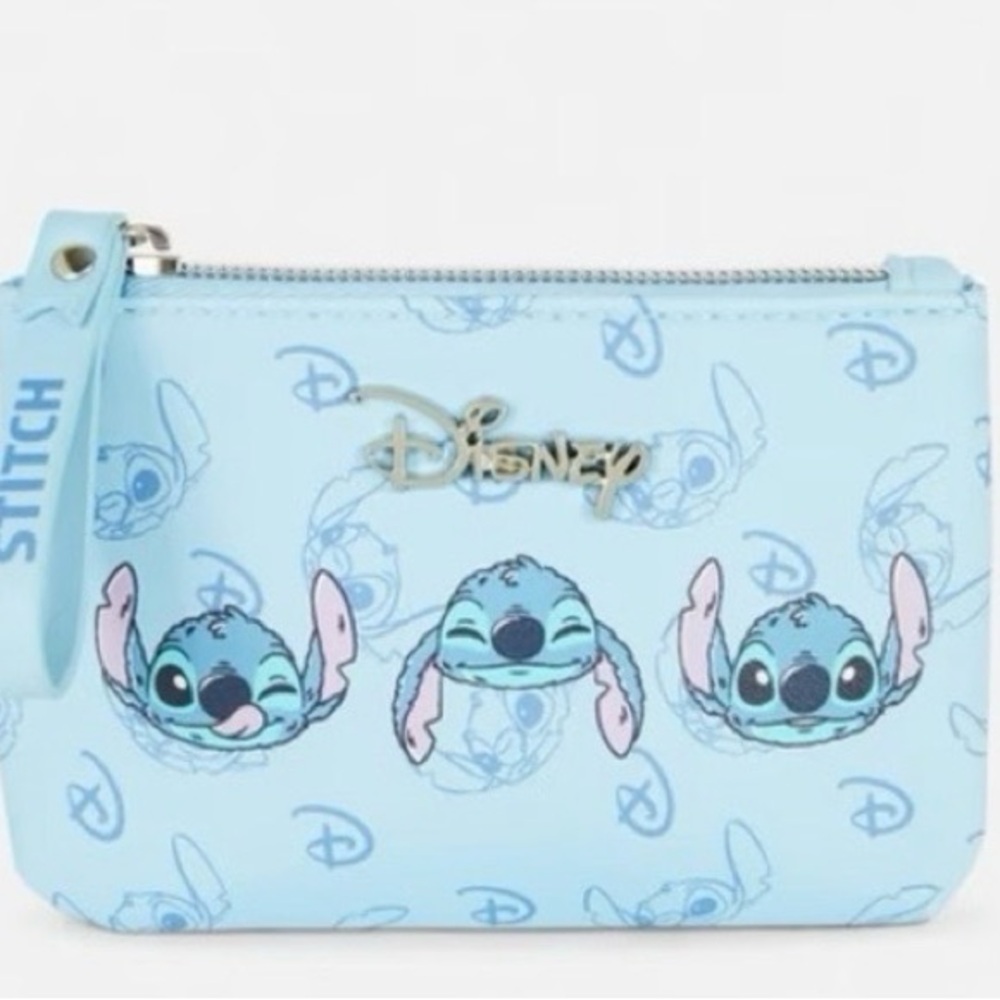 Disney Light Blue Stitch Pouch Primark Exclusive Brand New